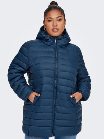 ONLY Carmakoma Winterjacke 'Tahoe' in Blau: predná strana