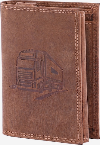 Sergio Valentini Portemonnee in Bruin: voorkant