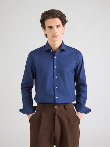 Michael Kors Regular fit Overhemd in Blauw: voorkant