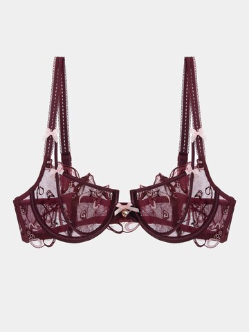 Gianna Bellucci Bra 'Chiara' in Red: front