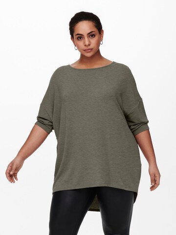 T-shirt 'CARLAMOUR' ONLY Carmakoma en vert : devant