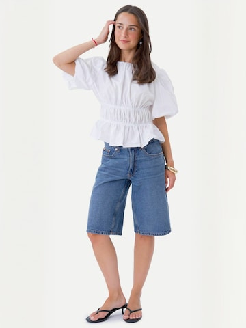 TEESHOPPEN Top ' Valentina ' in Wit