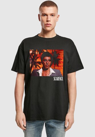 Merchcode Shirt 'Scarface - Tony Montana' in Schwarz: Vorderseite
