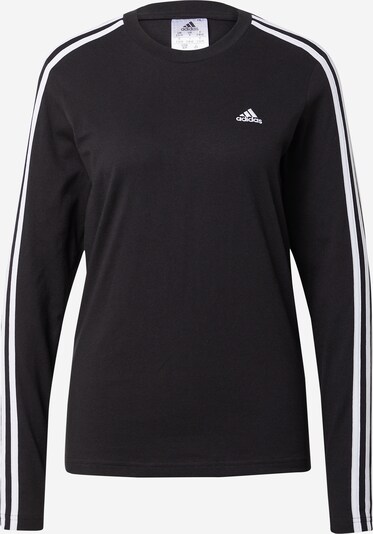 ADIDAS SPORTSWEAR T-shirt fonctionnel 'Essentials 3-Stripes' en noir / blanc, Vue avec produit