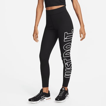 Nike Sportswear Skinny Leggings in Schwarz: predná strana