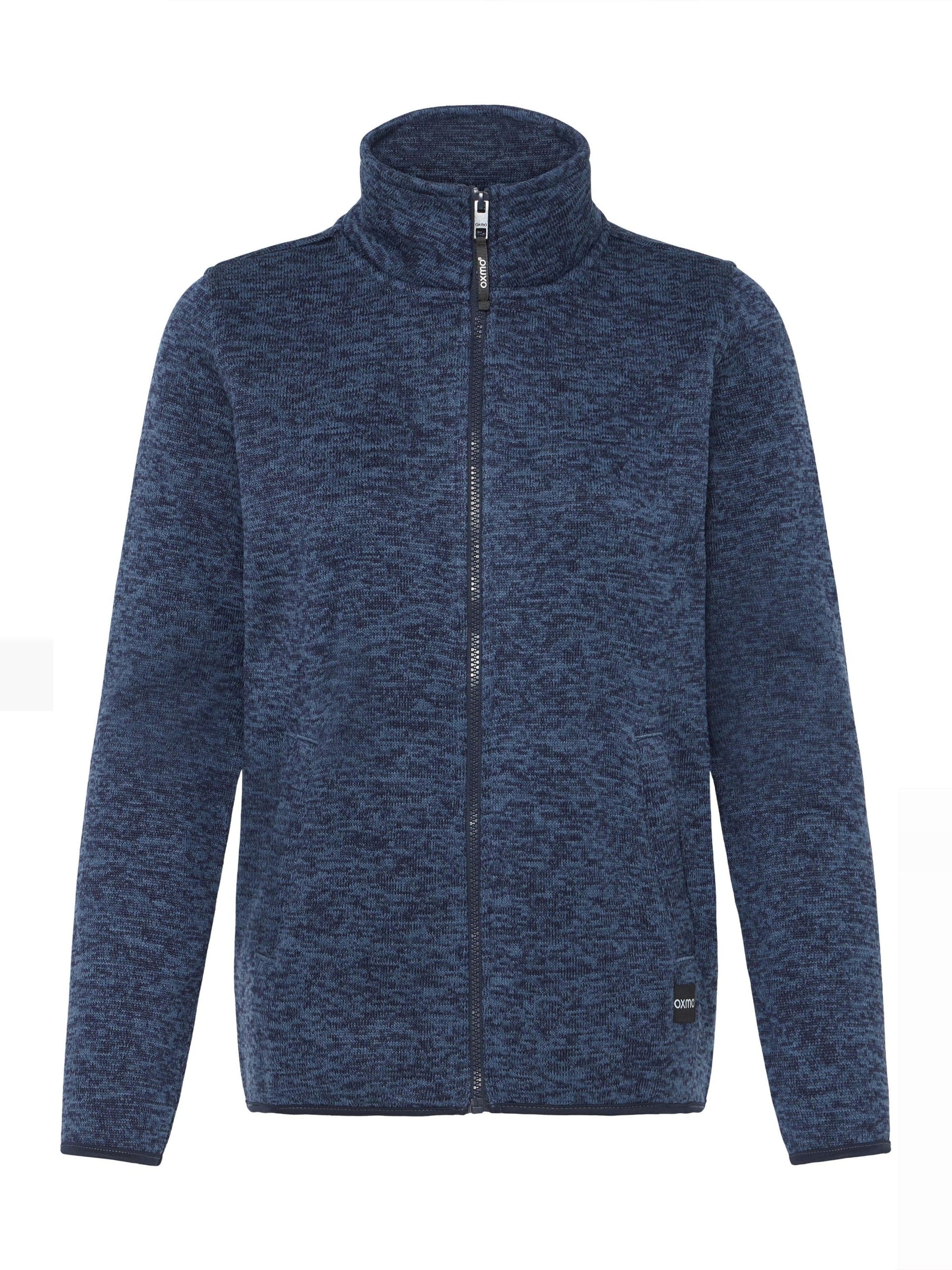 Veste en polaire ' OXELFE ' Oxmo en bleu : devant