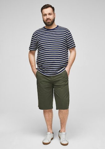 s.Oliver Men Big Sizes جينز واسع سراويل من القماش القطني بلون أخضر
