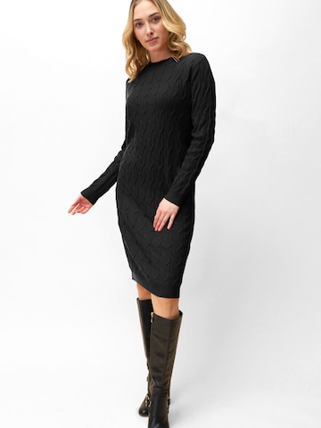 Passioni Knitted dress in Black: front