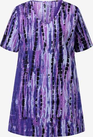 Ulla Popken Longshirt in Lila: Vorderseite