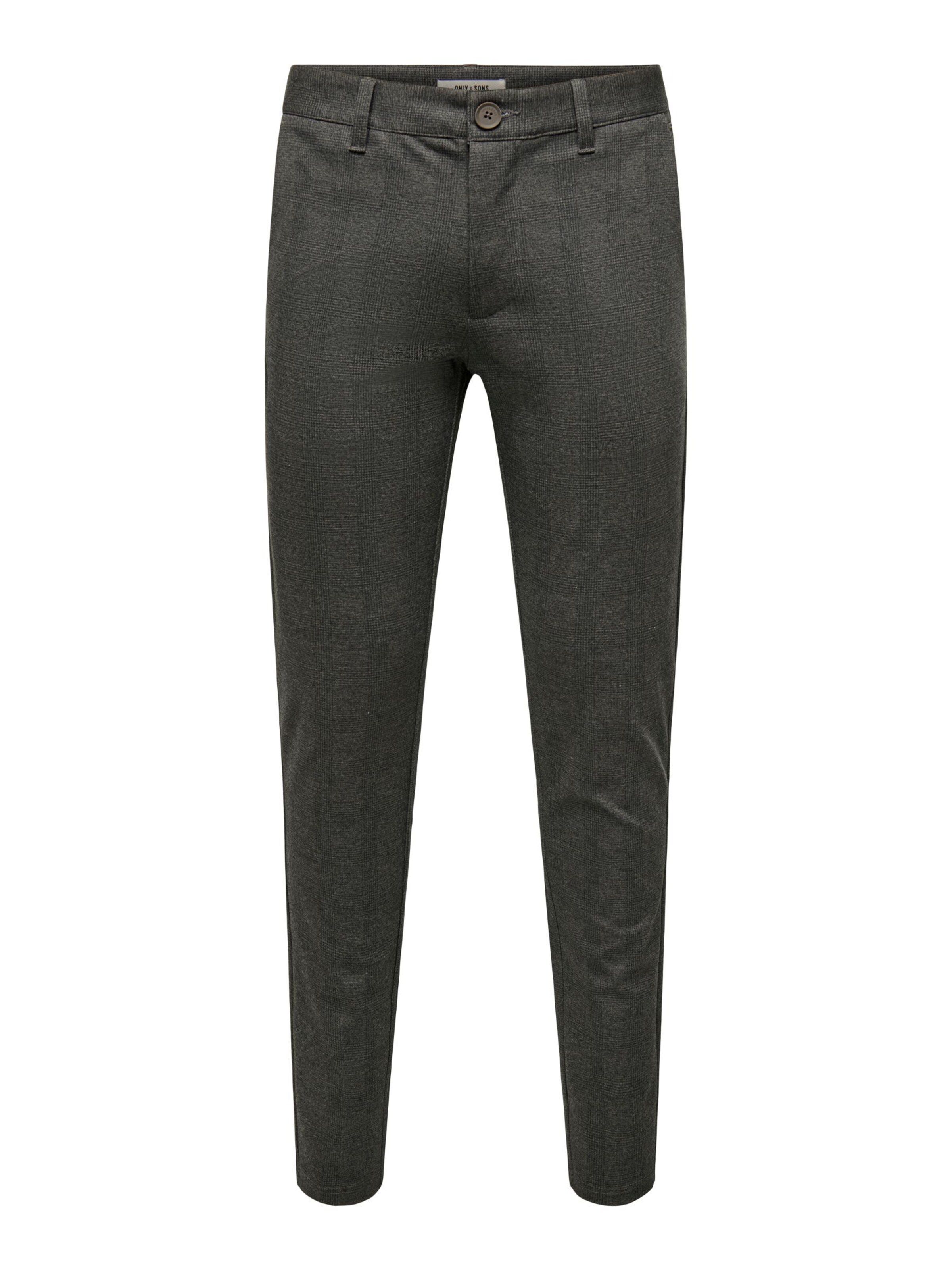 Only & Sons Chino Pants 'ONSMark' in Grey: front