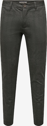 Only & Sons Chino Pants 'ONSMark' in Grey: front