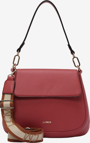 L.CREDI Handbag 'Liara' in Red: front