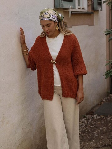 SASSYCLASSY Oversizestrickjacke‌‌‌ in Rot