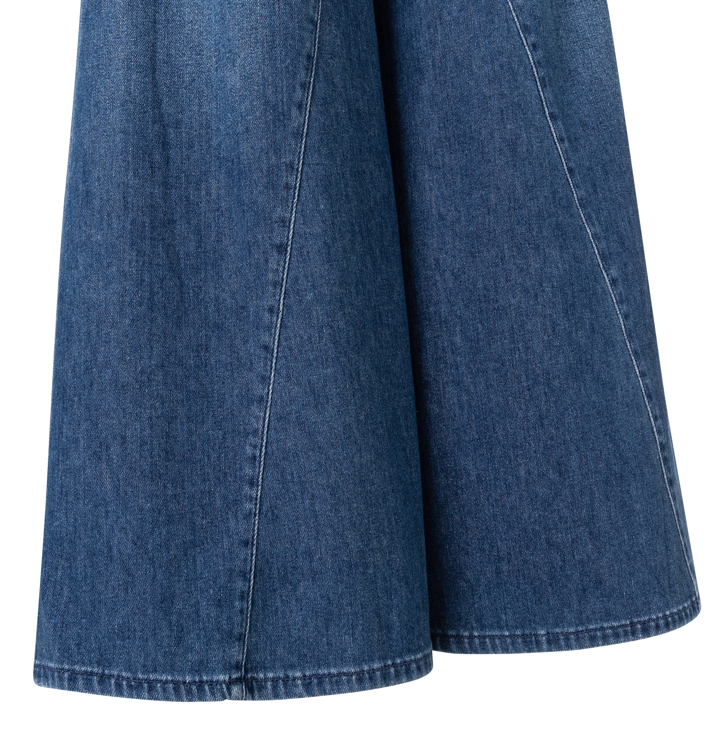 MAC Wide Leg Jeans in Blau