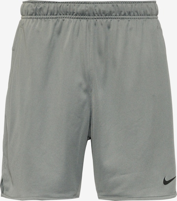 NIKE Regularen Športne hlače | siva barva: sprednja stran