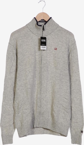 NAPAPIJRI Sweater & Cardigan in XXL in Grey: front