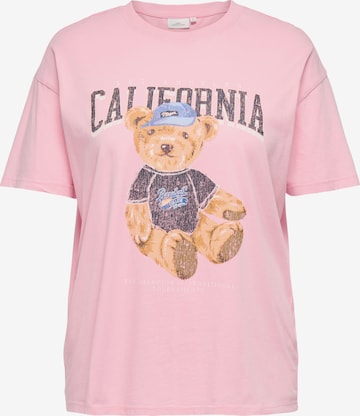 ONLY Carmakoma T-shirt 'CARTICO' i rosa: framsida