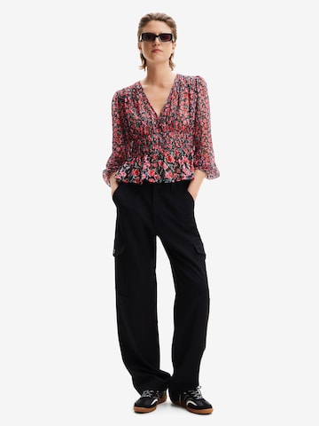 Desigual Blouse 'Plumetis' in Zwart