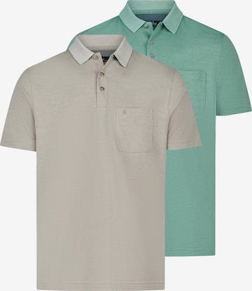 Ragman Shirt 'Basic' in Green: front