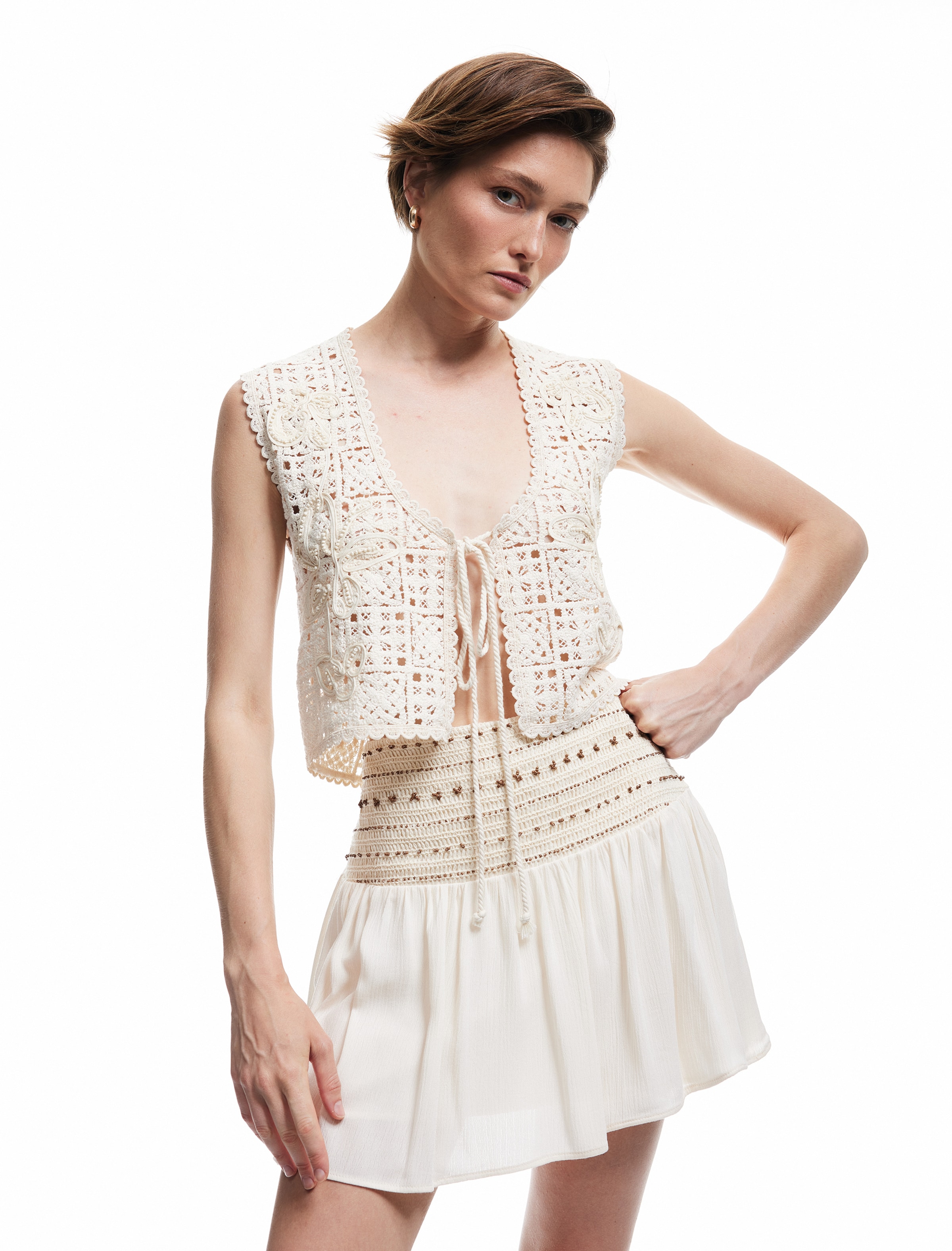 Koton Skirt in Beige