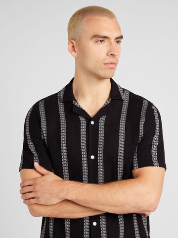 HOLLISTER Regular Fit Hemd in Schwarz