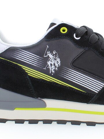 U.S. POLO ASSN. Sneakers laag 'Jonas' in Zwart