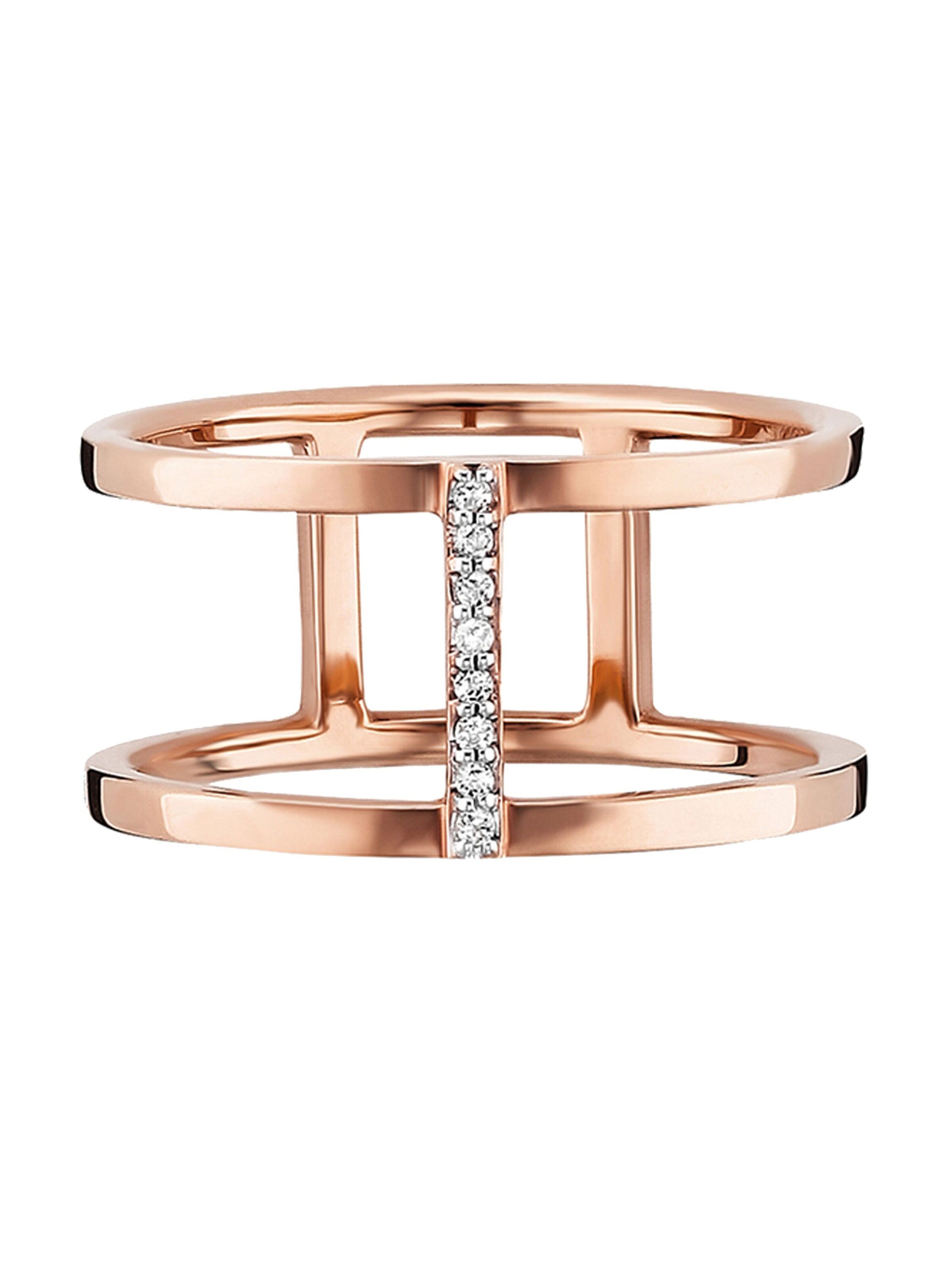 caï Ring in Gold: front
