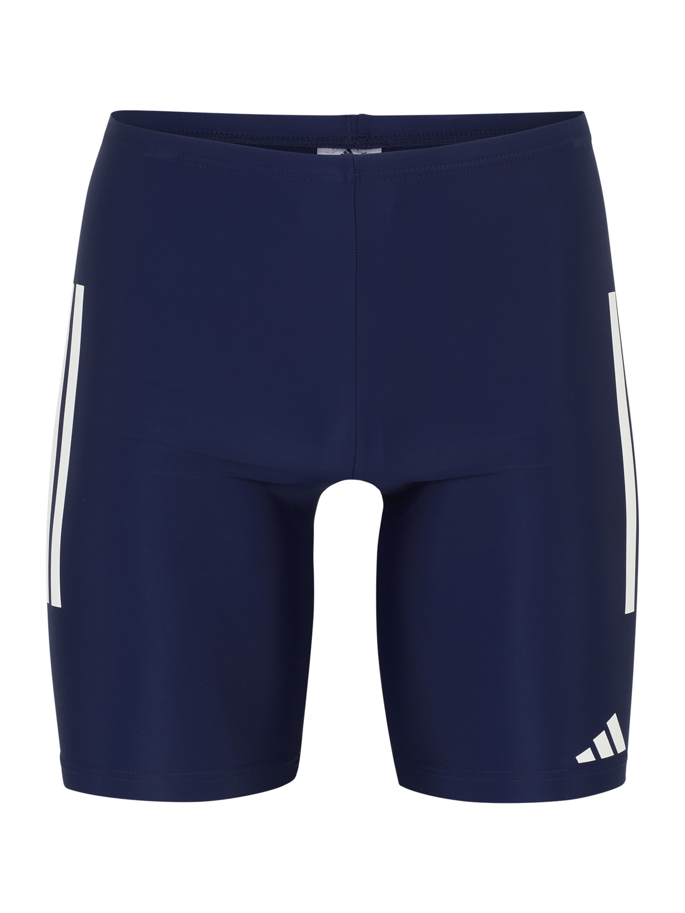 ADIDAS PERFORMANCE Skinny Παντελόνι φόρμας '3-Stripes Swim Jammers' σε μπλε: μπροστά