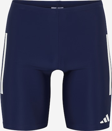ADIDAS PERFORMANCESportske hlače '3-Stripes Swim Jammers' - plava boja: prednji dio
