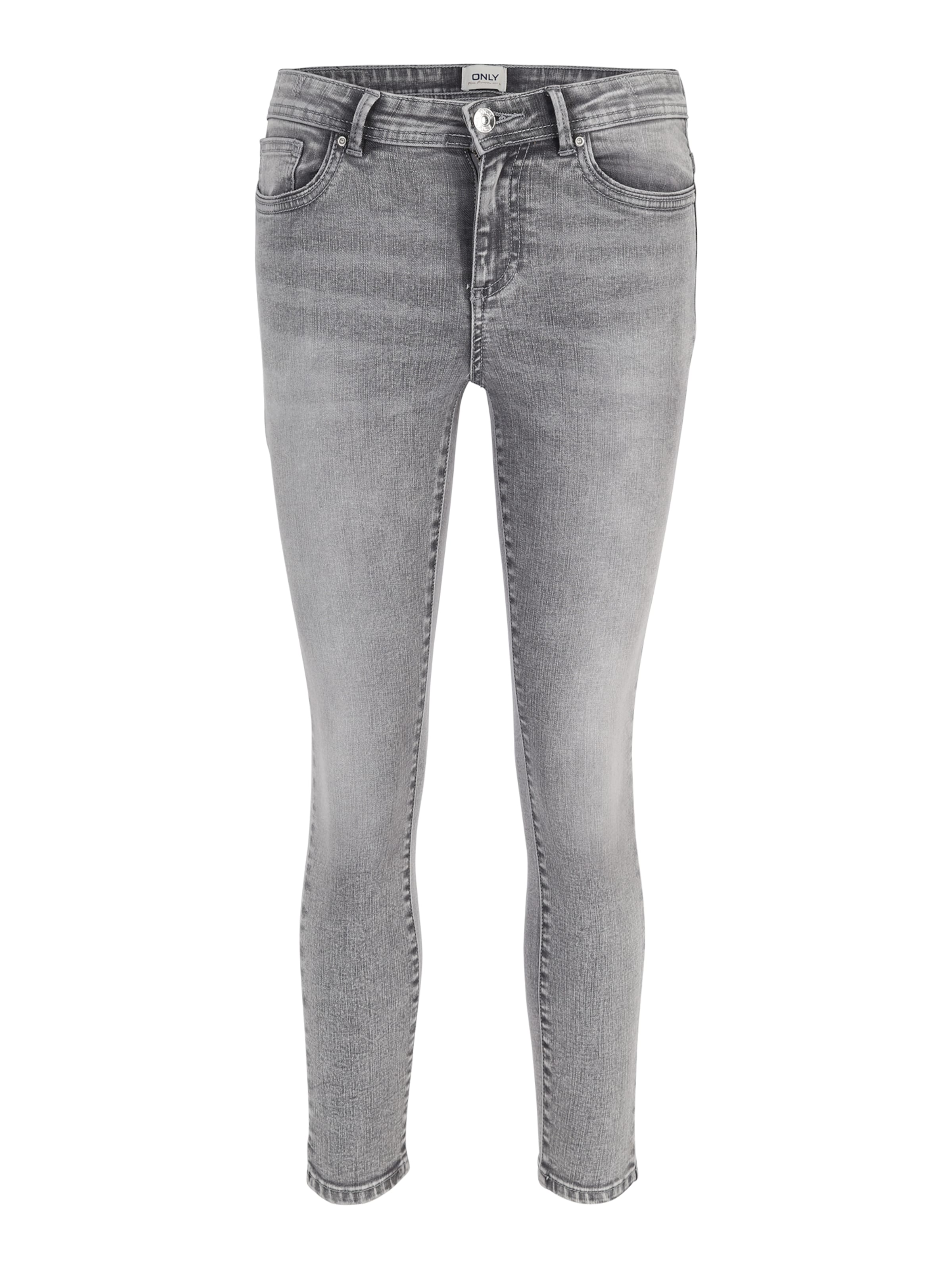 Skinny Jeans 'WAUW' di Only Petite in grigio: frontale