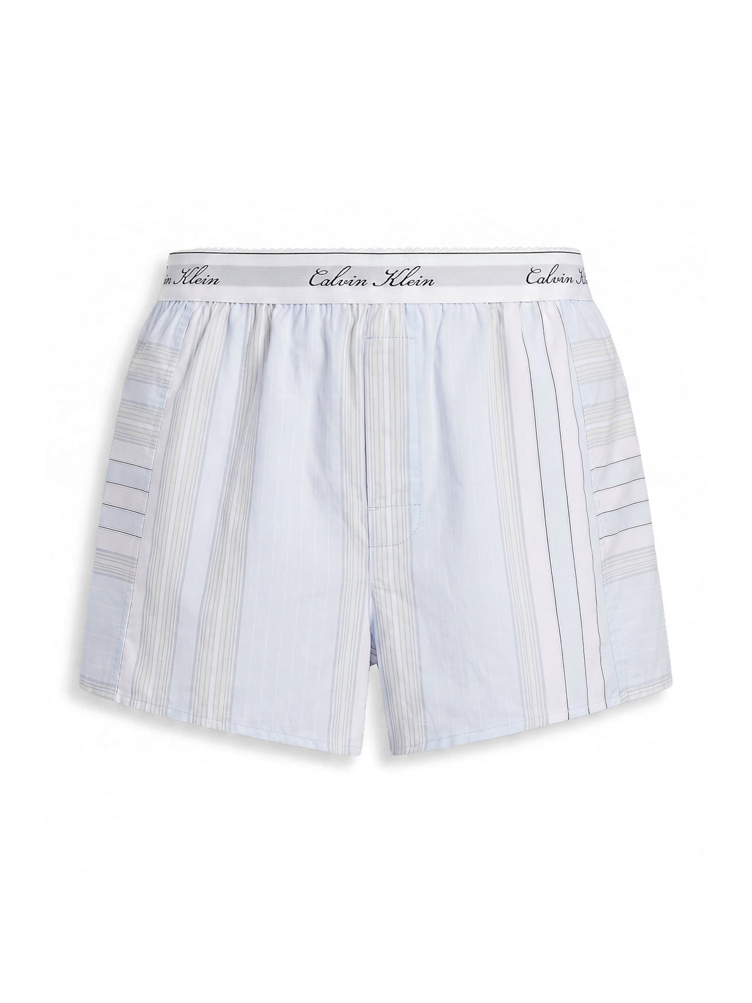 Calvin Klein Short Pajama Set in Blue: front