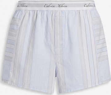 Shorty Calvin Klein en bleu : devant