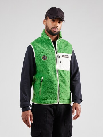 NAPAPIJRI Vest 'YUPIK' in Green: front