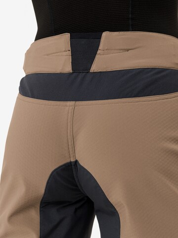 VAUDE Tapered Outdoor trousers 'Qimsa II' in Brown