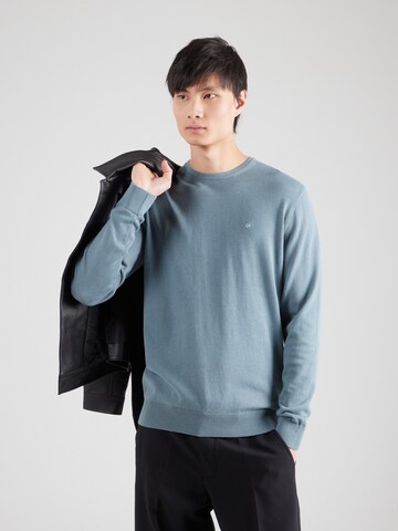 Calvin Klein Regular Sweater in Blue: front