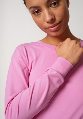 Skiny Pajama shirt 'Every Night' in Pink