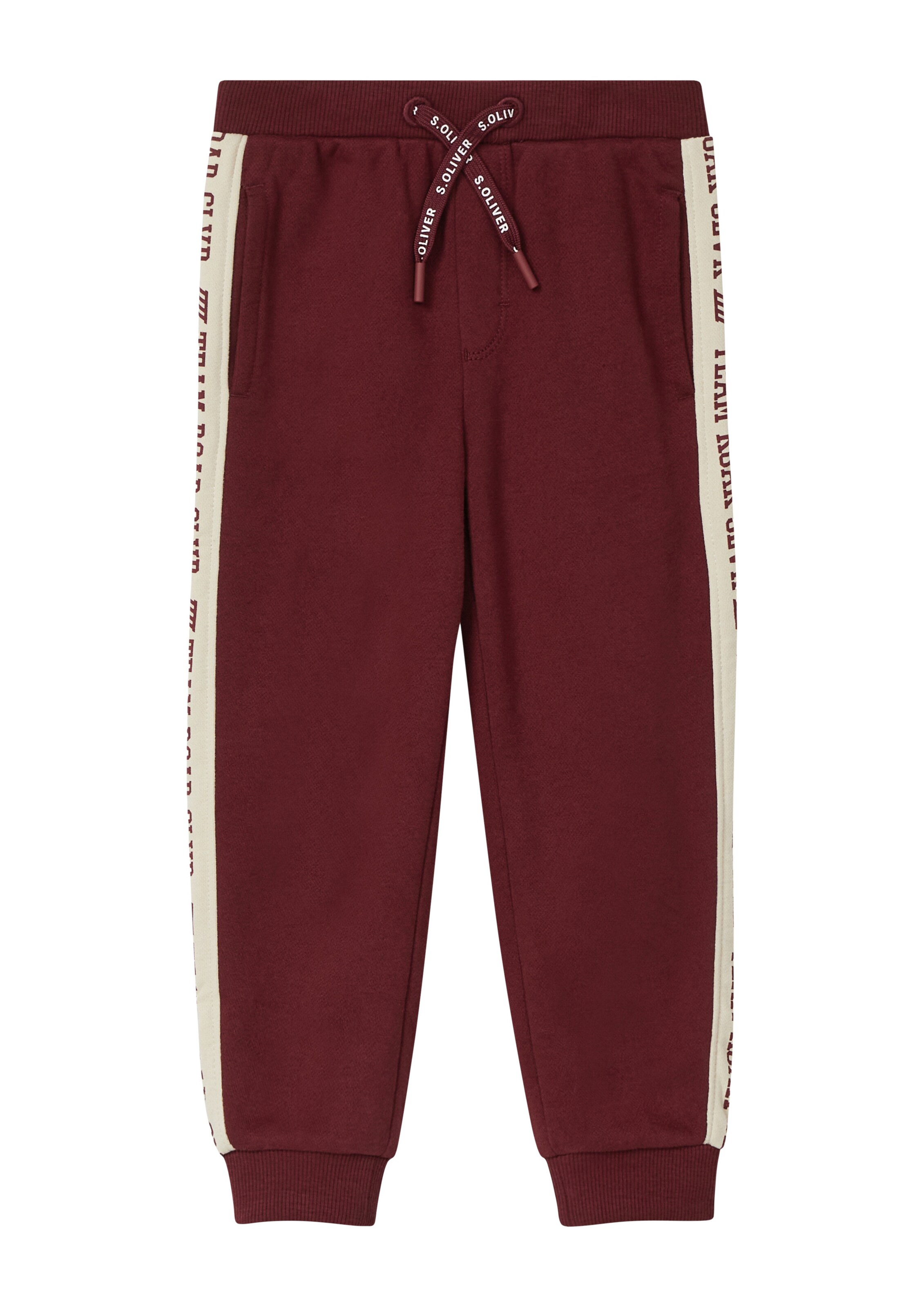 s.Oliver Tapered Pants in Red: front