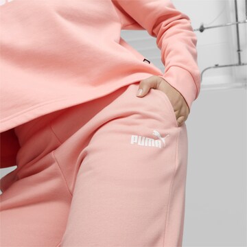 PUMA Tapered Sportbyxa 'Essentials' i rosa