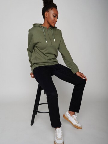GREENBOMB Sweatshirt 'Animal Whale Free' in Groen