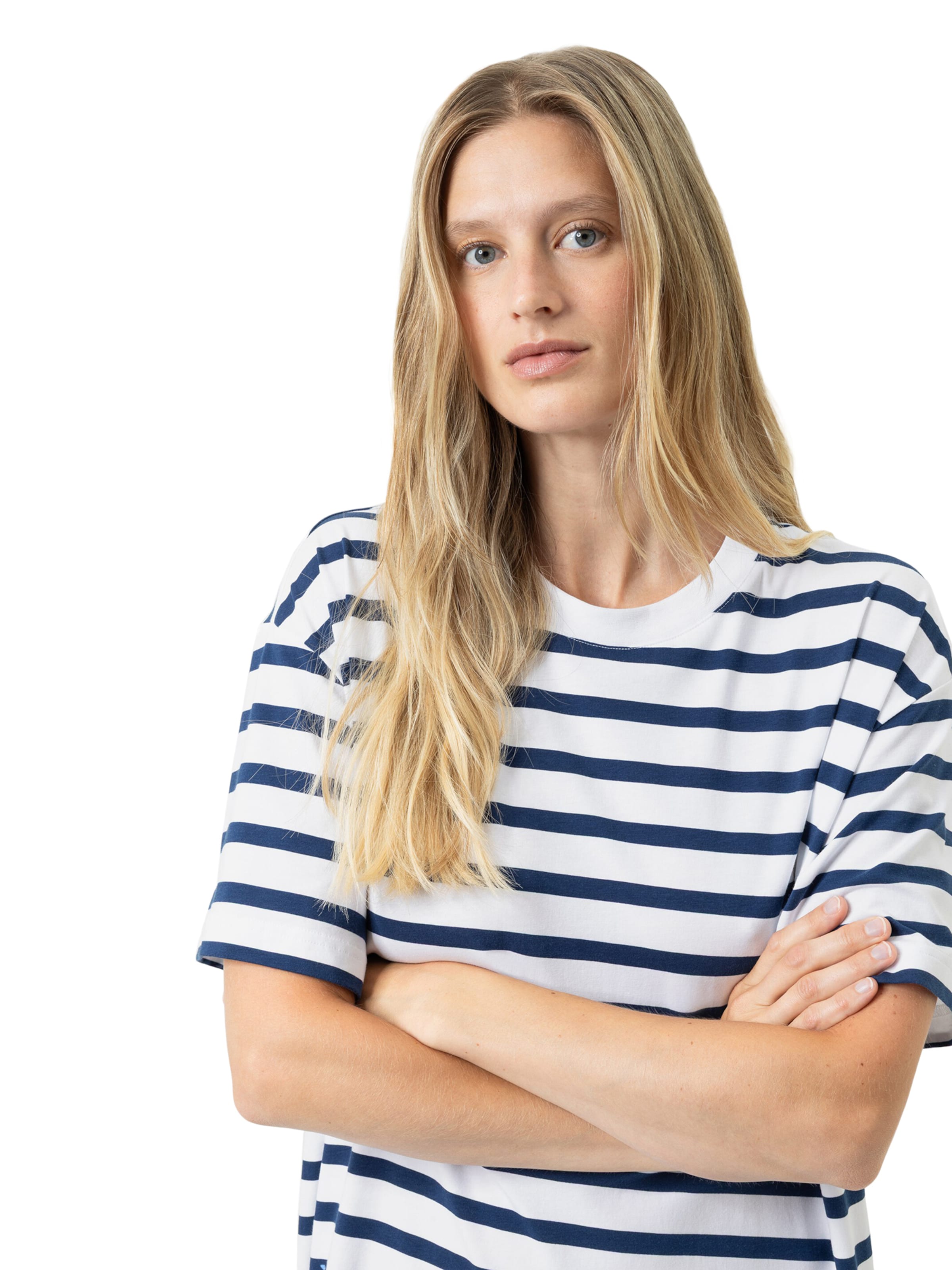 Chemise de nuit 'Breezy Stripes' Mey en bleu