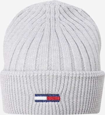 Tommy Jeans Beanie in Grey: front