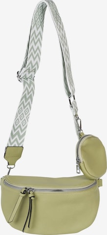 styleBREAKER Crossbody bag '2-Teiliges Set Halbmond Crossbody Bag' in Green: front