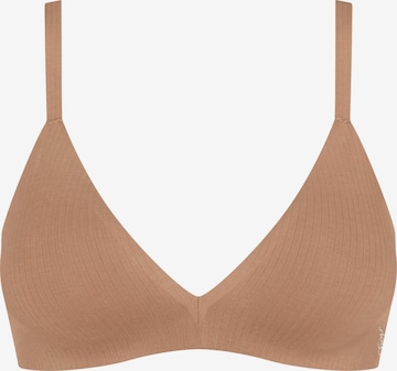 SLOGGI Podprsenka 'ZERO Feel' – hnědá: přední strana