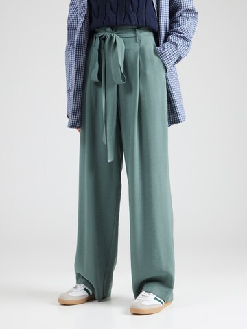 Wide Leg Pantalon ABOUT YOU en vert : devant