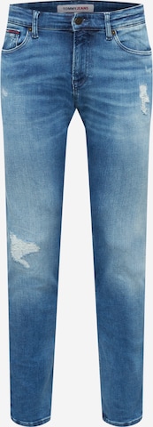 Tommy Jeans Slimfit Džíny 'SCANTON' – modrá: přední strana