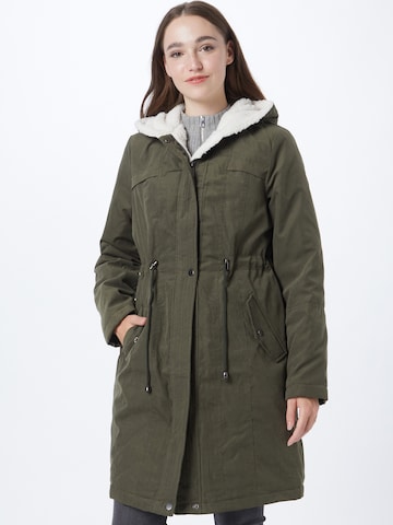 ABOUT YOU Between-seasons parka 'Catherine' in Green: front