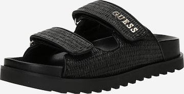 juoda GUESS Šlepetės 'Fadelize': priekis