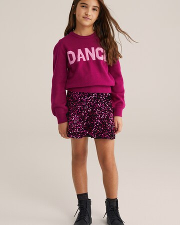 WE Fashion Spódnica w kolorze różowy