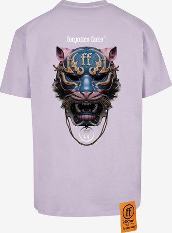 Forgotten Faces Shirt 'Ancient Tiger Mask' in Lila