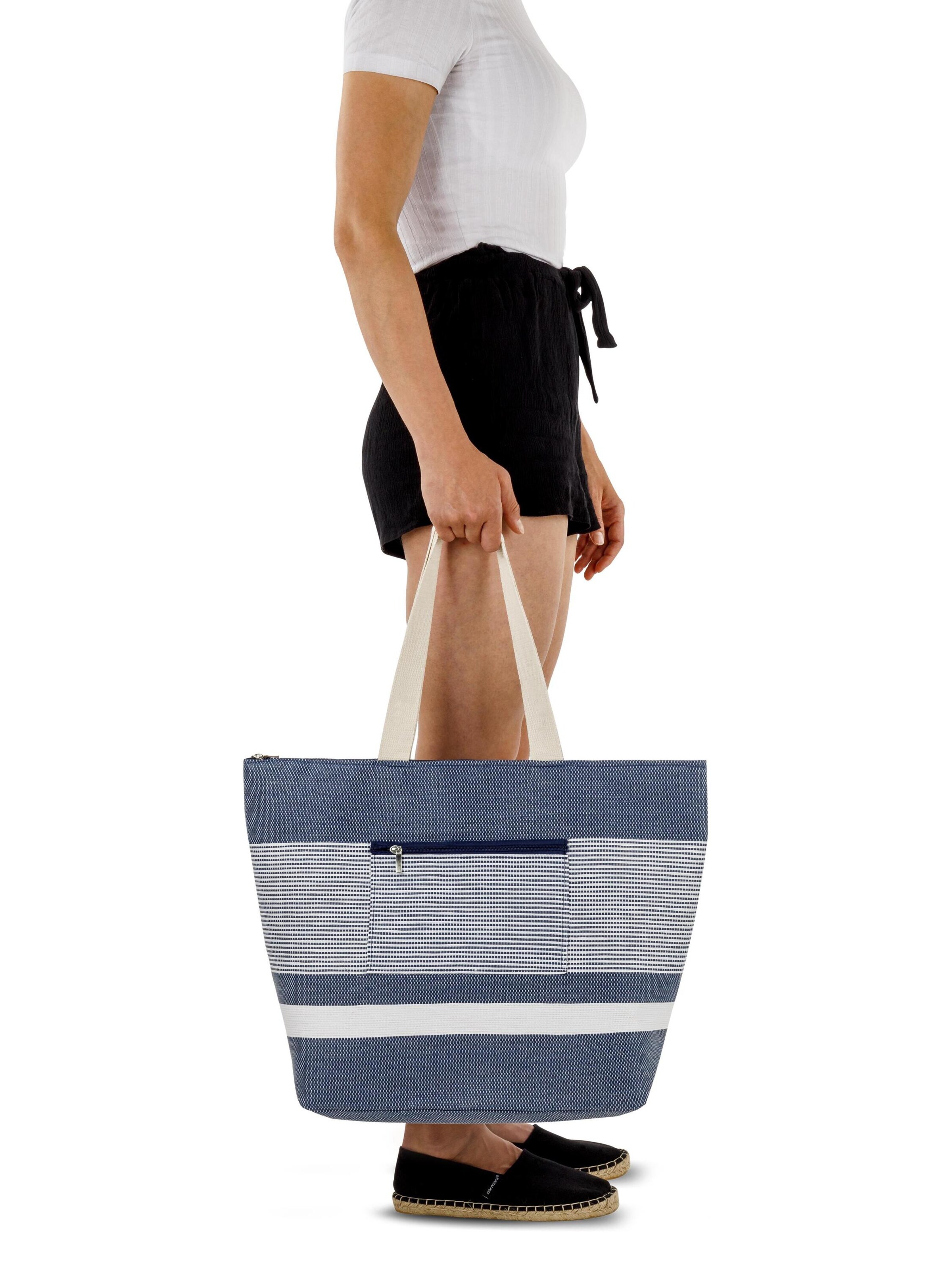 Sac de plage 'Baros' normani en bleu